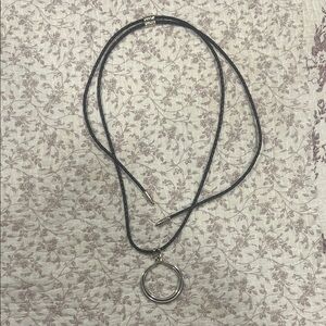Brighton Silver Circle Pendant Necklace